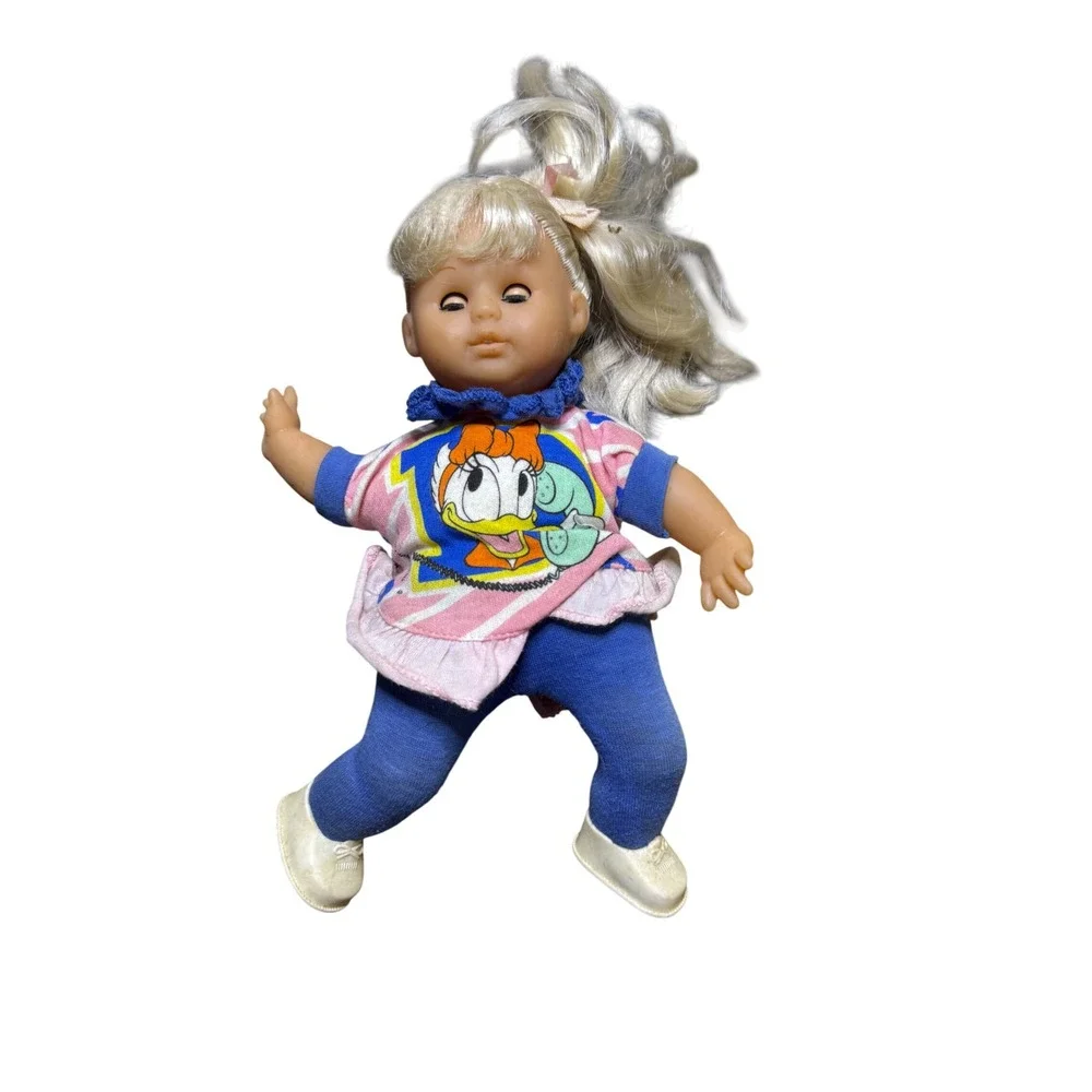 Vintage Daisy Duck Doll Outfit Cartoon Character Pink Blue‎ Outfit